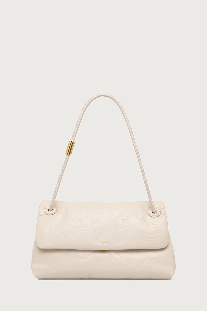 Trussardi Torebka damska skórzana beżowy Z611E306727N