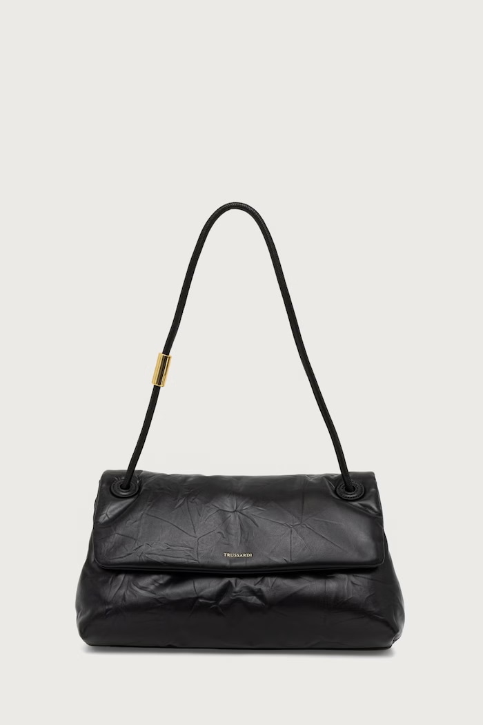 Trussardi Torebka damska skórzana czarny Z611E306727N