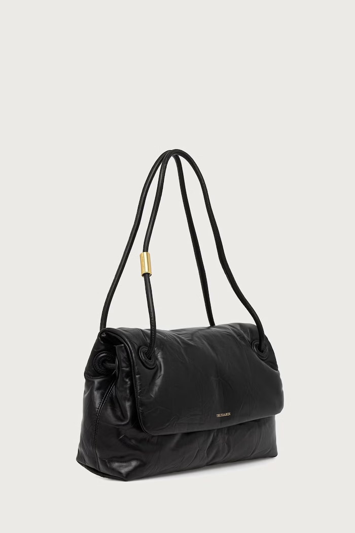 Trussardi Torebka damska skórzana Z611E306727N czarny AW26