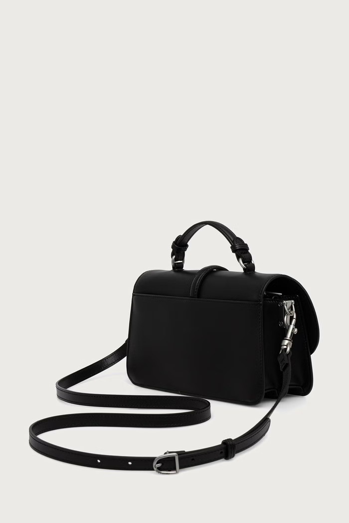 Akcesoria Trussardi Torebka crossbody damska skórzana Z721E206899N czarny