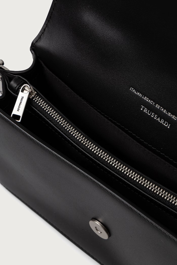 Torebka crossbody damska skórzana Trussardi Z721E206899N czarny