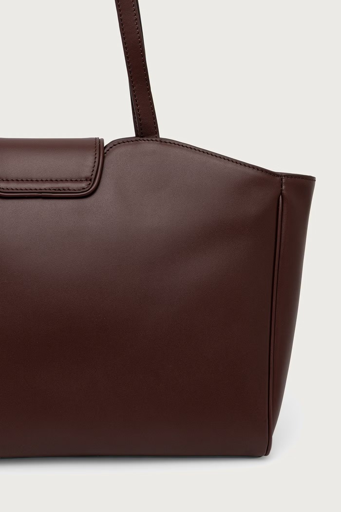 Akcesoria Trussardi Torebka shopper damska skórzana Z396E006926N brązowy