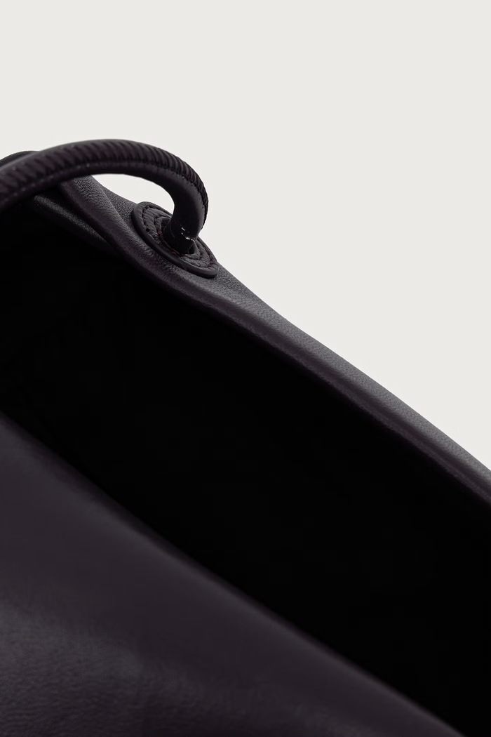 Torebka crossbody damska skórzana Trussardi fioletowy Z347E006725N