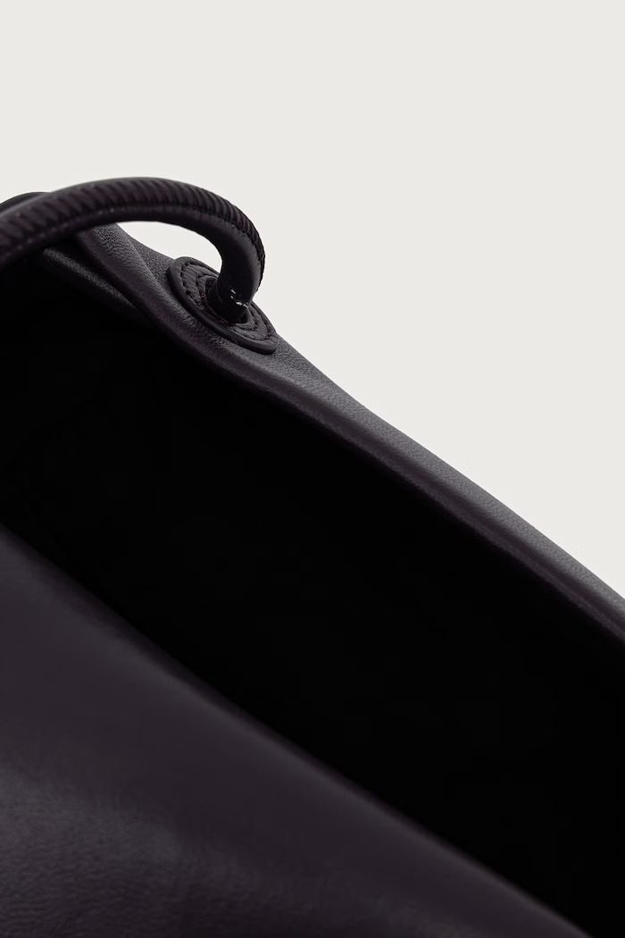 Torebka crossbody damska skórzana Trussardi fioletowy Z347E006725N