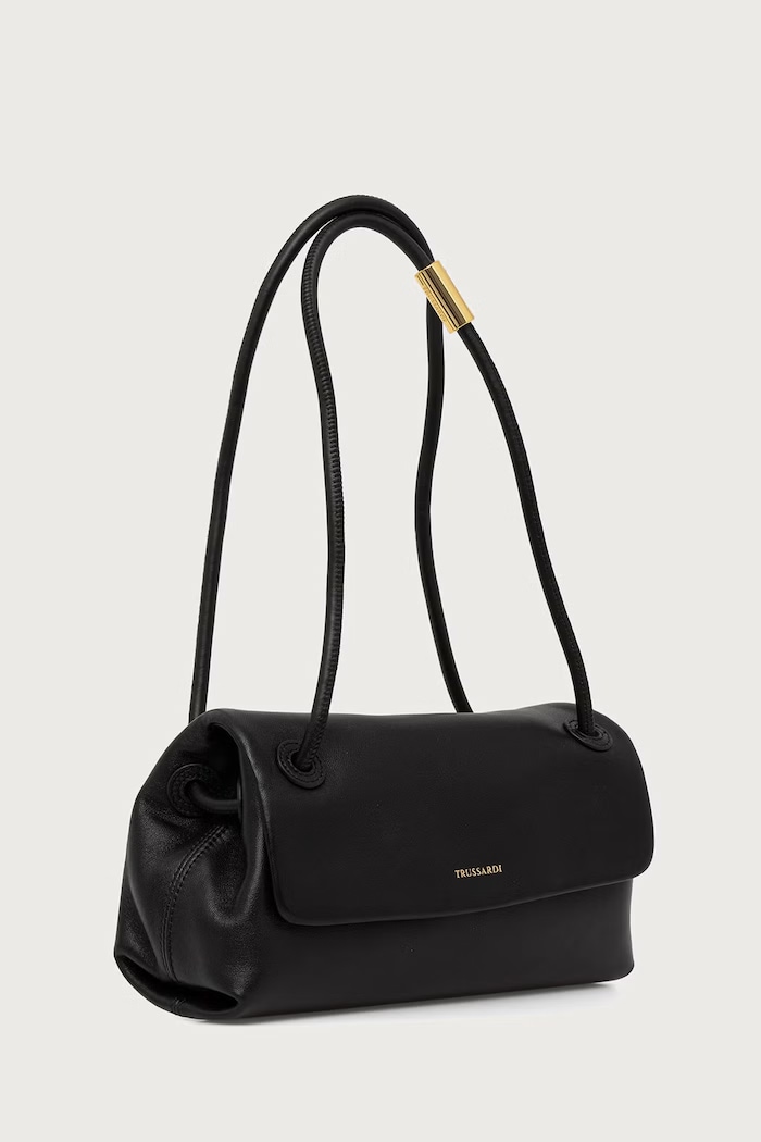 Trussardi Torebka crossbody damska skórzana Z347E006725N czarny AW26