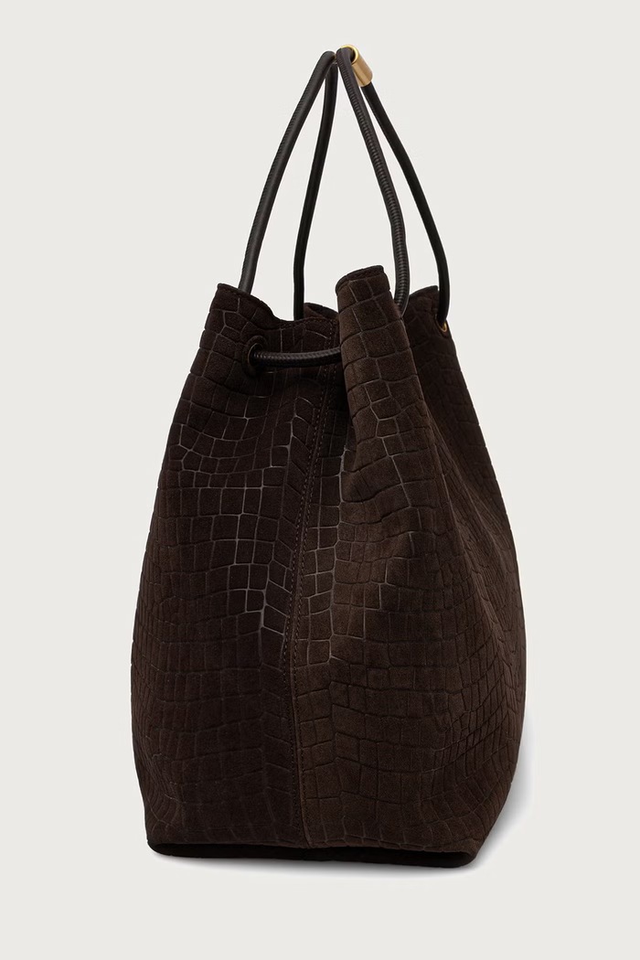 Akcesoria Trussardi Torebka shopper damska skórzana Z320E006922N brązowy