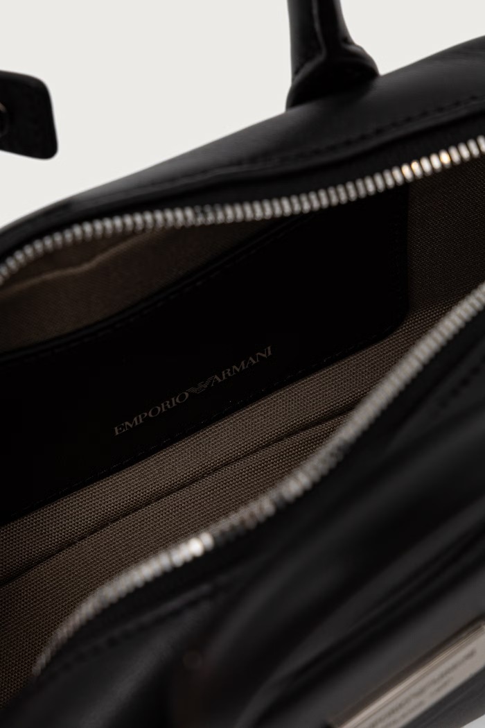 Torebka crossbody damska skórzana Emporio Armani czarny EW003825.AF32959