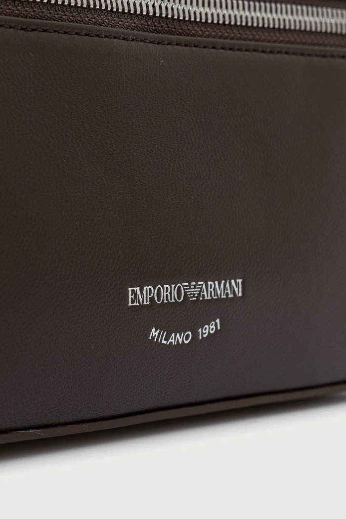 Emporio Armani torebka damska skórzana brązowy EW004564.AF32959