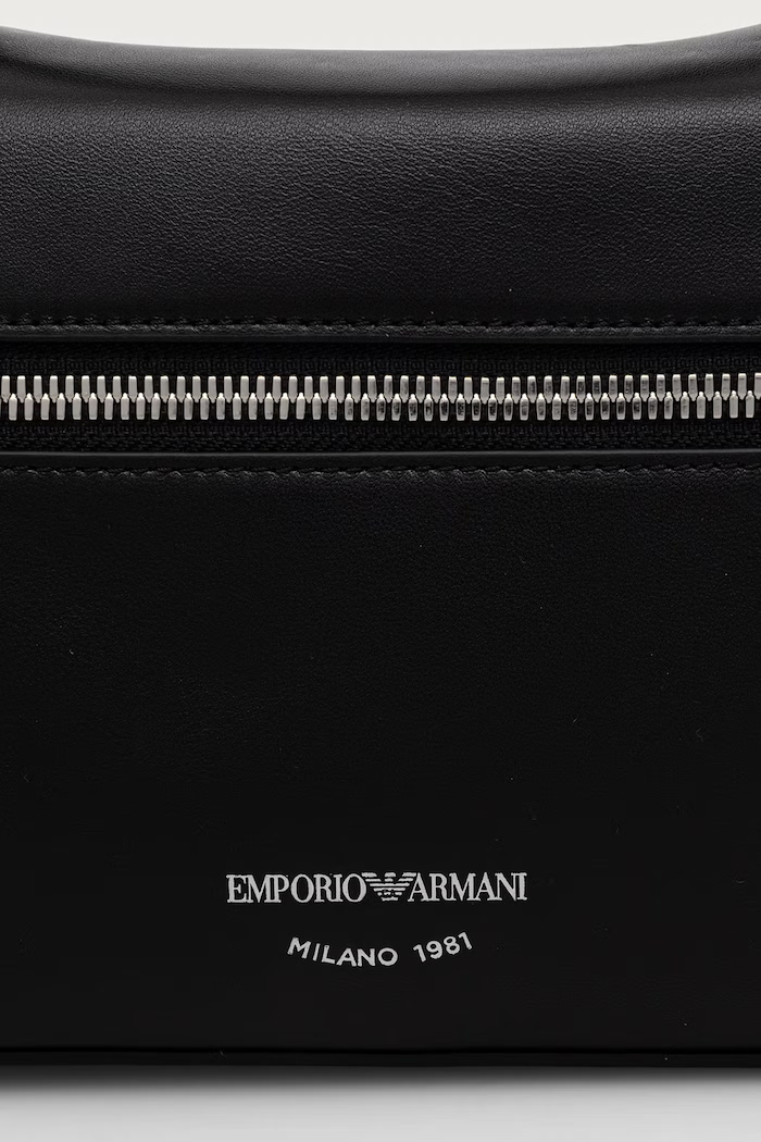 Geantă pentru femei din piele Emporio Armani EW004564.AF32959 negru