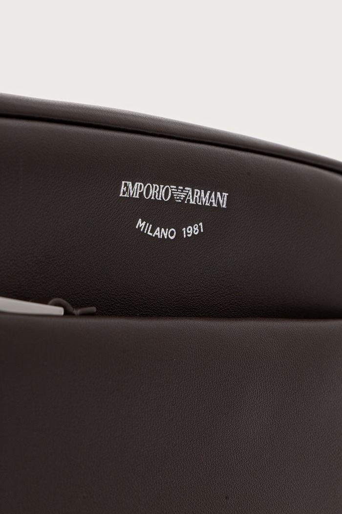 Emporio Armani listonoszka damska skórzana brązowy EW003032.AF32959