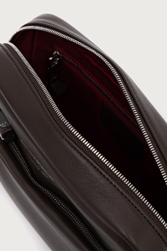 Emporio Armani listonoszka damska skórzana EW003032.AF32959 brązowy