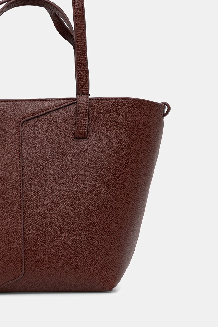 Akcesoria Emporio Armani torebka shopper damska skórzana EW005753.AF29459 brązowy