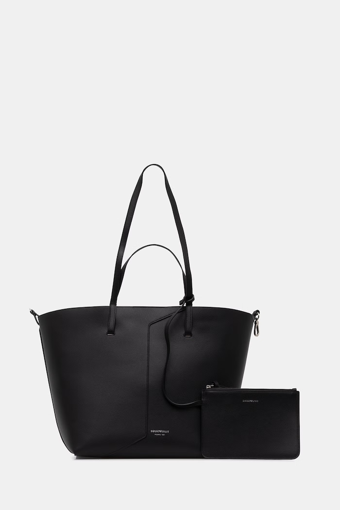 Emporio Armani torebka shopper damska czarny EW005668.AF29459