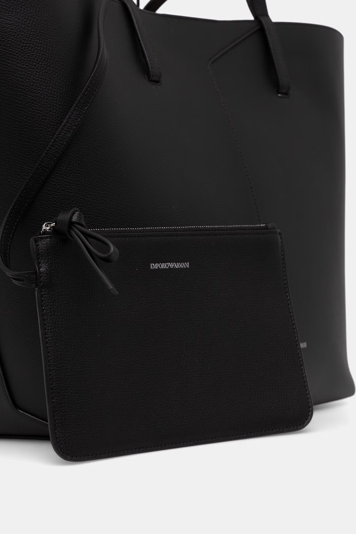 Emporio Armani torebka shopper damska czarny EW005668.AF29459