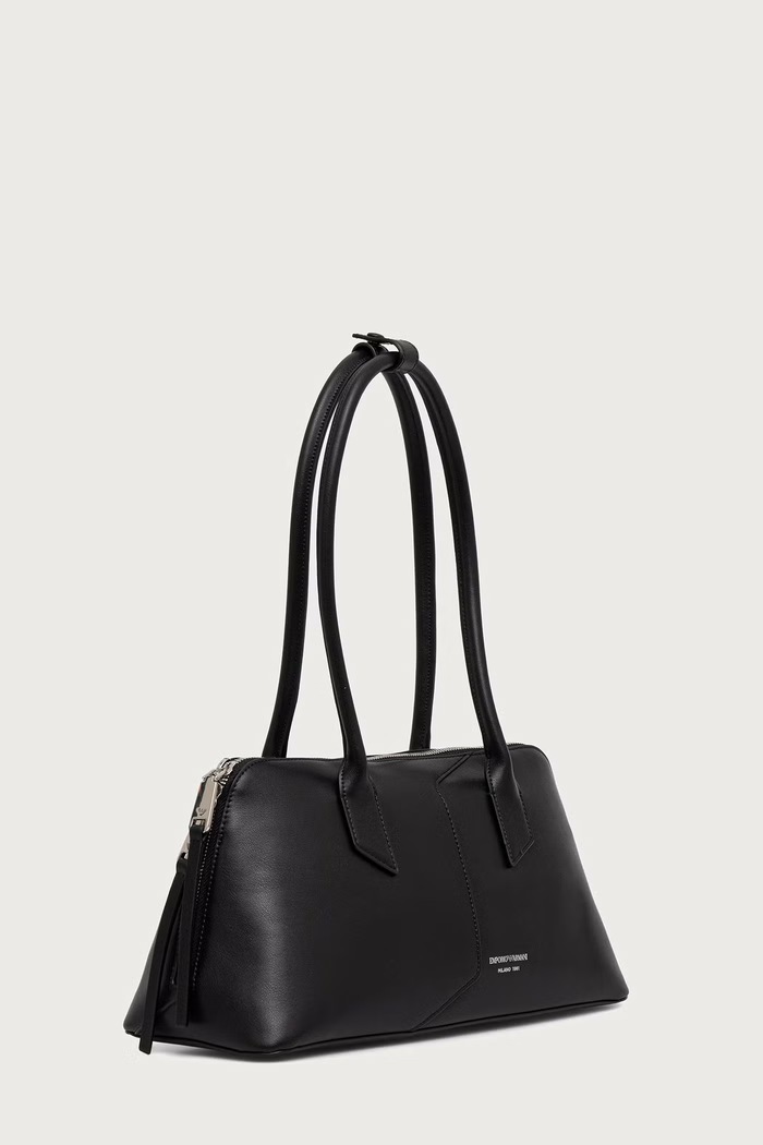 Emporio Armani Torebka damska z imitacji skóry EW005676.AF29741 czarny AW26