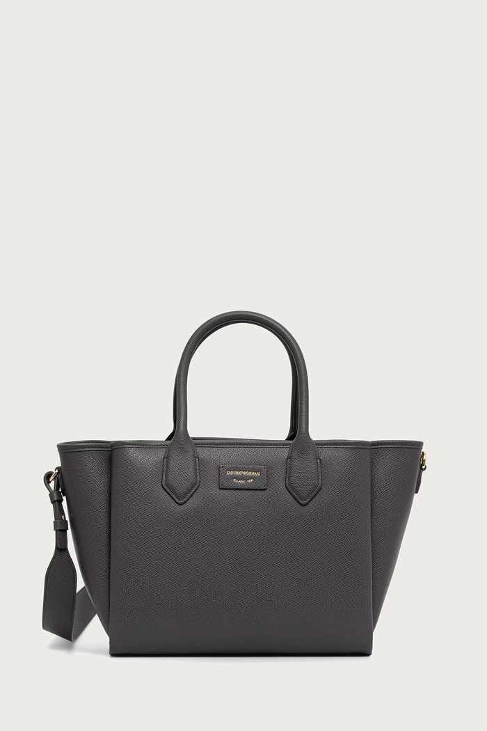 Emporio Armani Torebka damska z imitacji skóry szary EW002329.AF17799