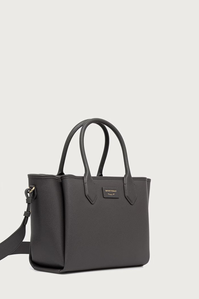 Emporio Armani Torebka damska z imitacji skóry EW002329.AF17799 szary AW26