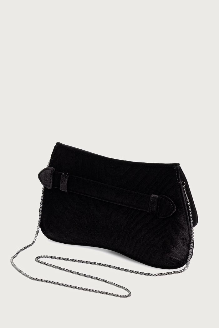 Akcesoria Emporio Armani Kopertówka damska welurowa EW001777.AF28100 czarny