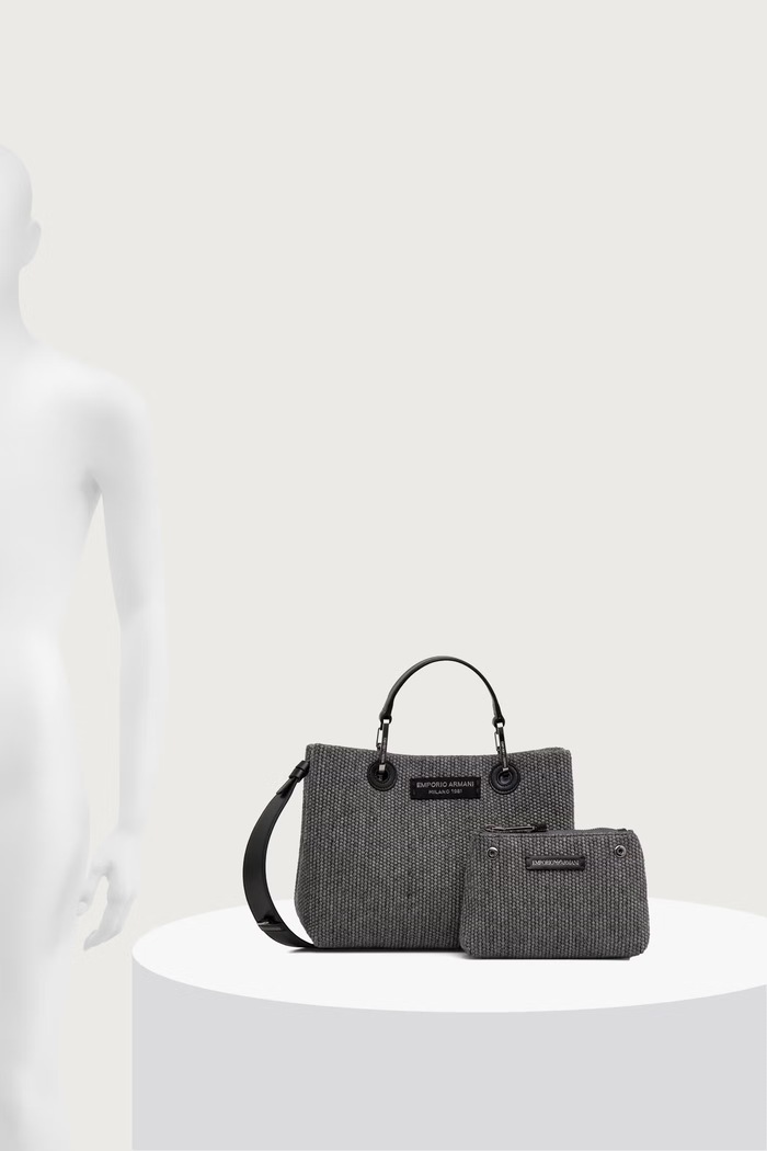 Emporio Armani Torebka crossbody damska z dodatkiem wełny EW000361.AF28319