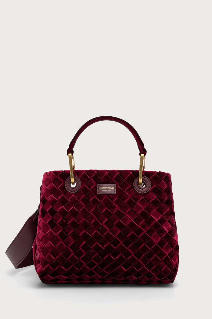 Emporio Armani Torebka crossbody damska bordowy EW000361.AF28253