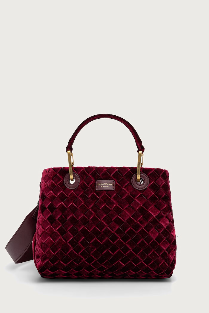 Emporio Armani Torebka crossbody damska bordowy EW000361.AF28253