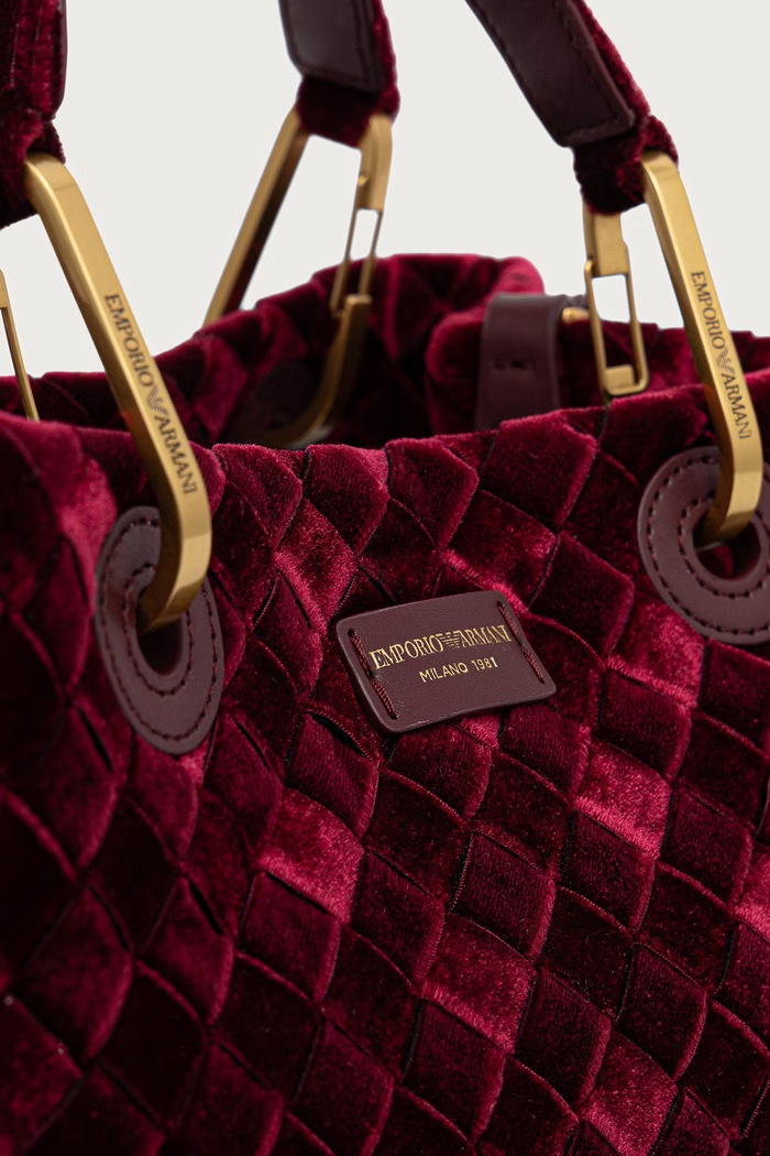 Torebka crossbody damska Emporio Armani EW000361.AF28253 bordowy