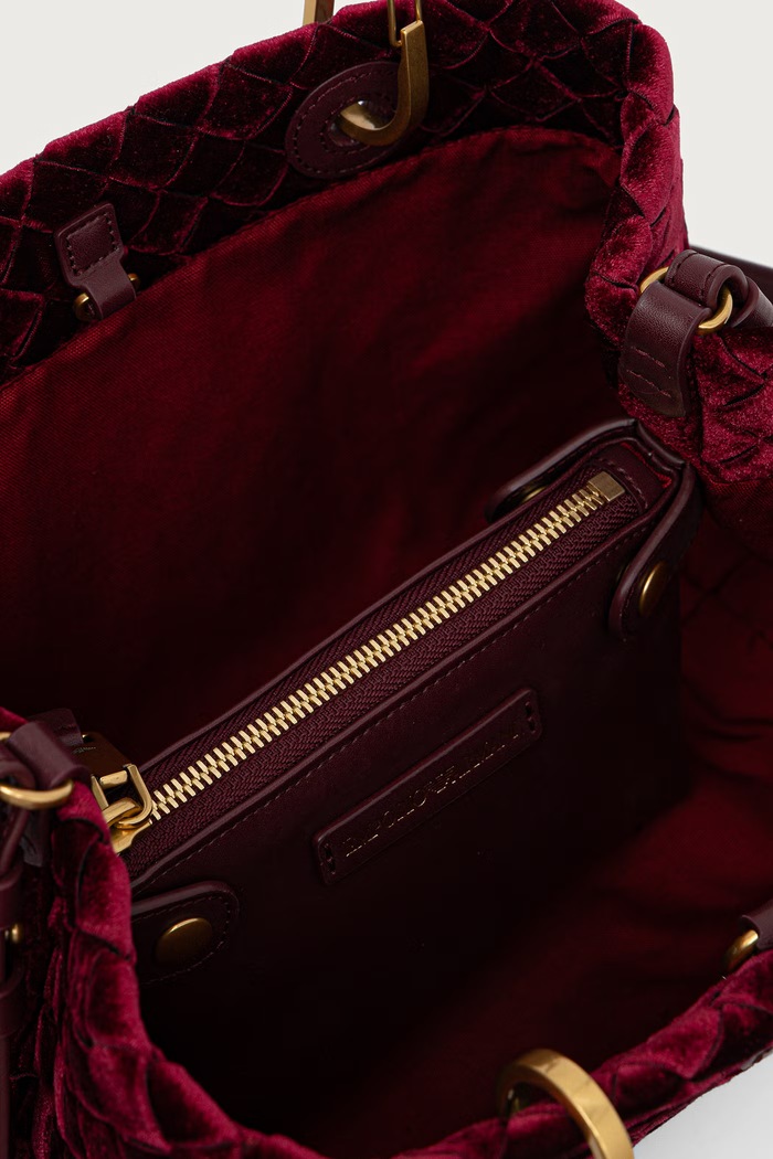 Torebka crossbody damska Emporio Armani bordowy EW000361.AF28253
