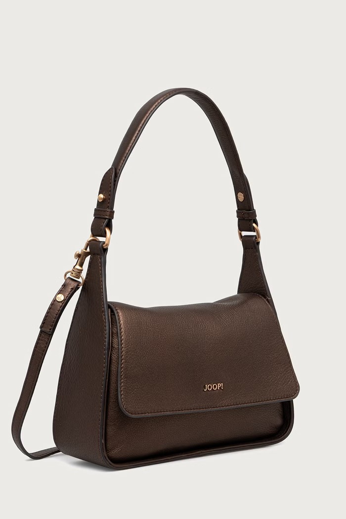 Joop! Torebka damska skórzana Lipari Metallo Liah 4140008658 brązowy AW26