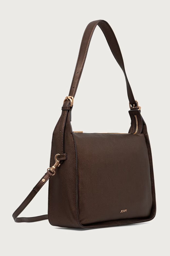 Joop! Torebka crossbody damska skórzana Lipari Metallo Liah 4140008576 brązowy AW26