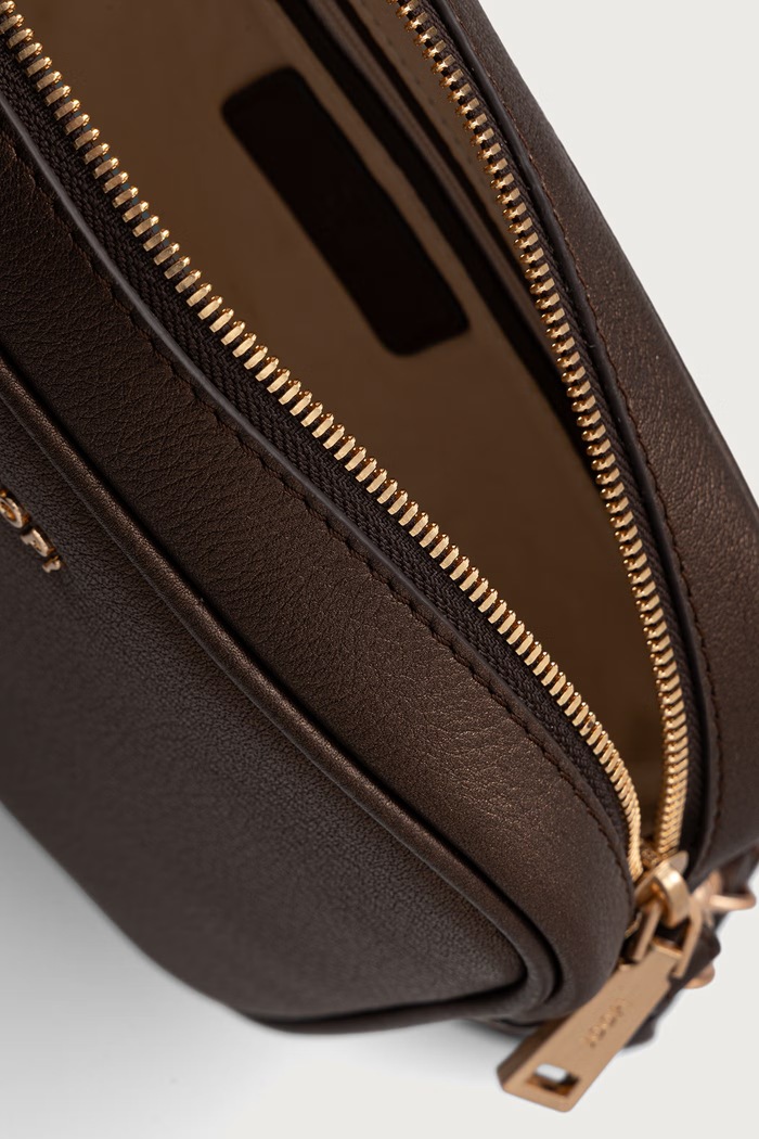 Torebka crossbody damska skórzana Lipari Metallo Cloe Joop! brązowy 4140008579