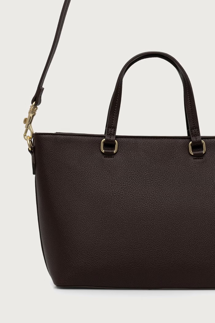Akcesoria Joop! Torebka crossbody damska z imitacji skóry Cuore Lettera Ketty 4130001347 brązowy