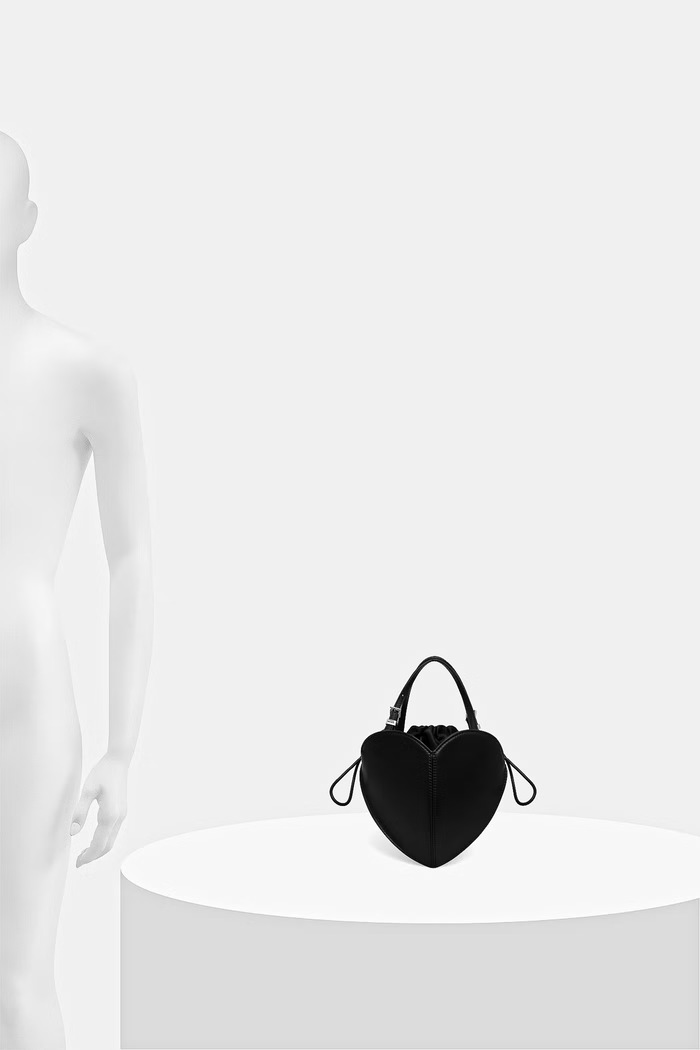 Rotate LEATHER HEART torebka crossbody damska skórzana 116999100