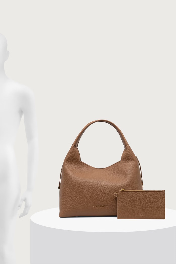 Elisabetta Franchi Torebka shopper damska z imitacji skóry BS23A66E2