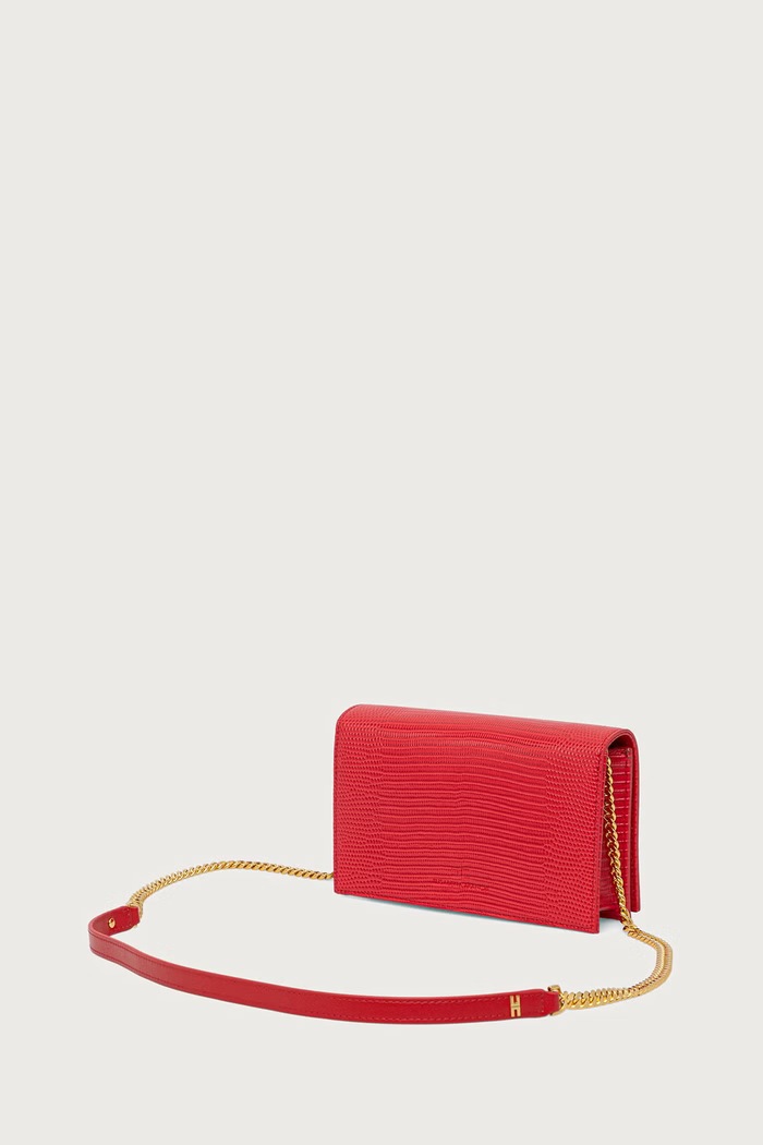 Akcesoria Elisabetta Franchi Torebka crossbody damska BS08A66E2 czerwony