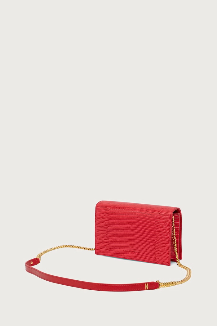 Akcesoria Elisabetta Franchi Torebka crossbody damska BS08A66E2 czerwony