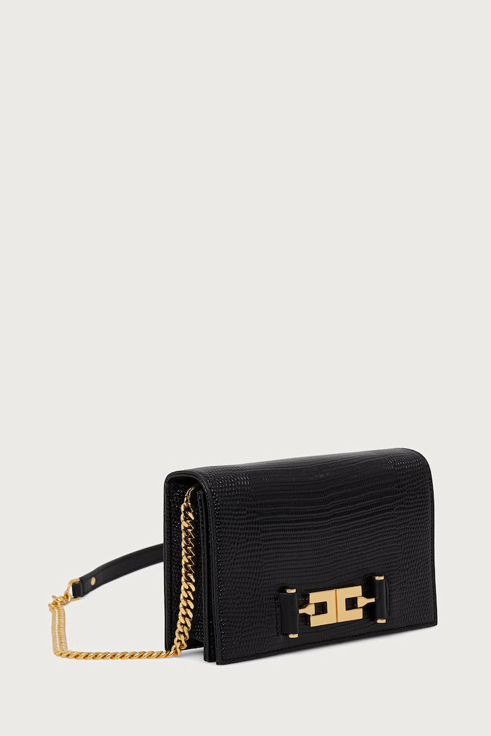 Elisabetta Franchi Torebka crossbody damska BS08A66E2 czarny AW26