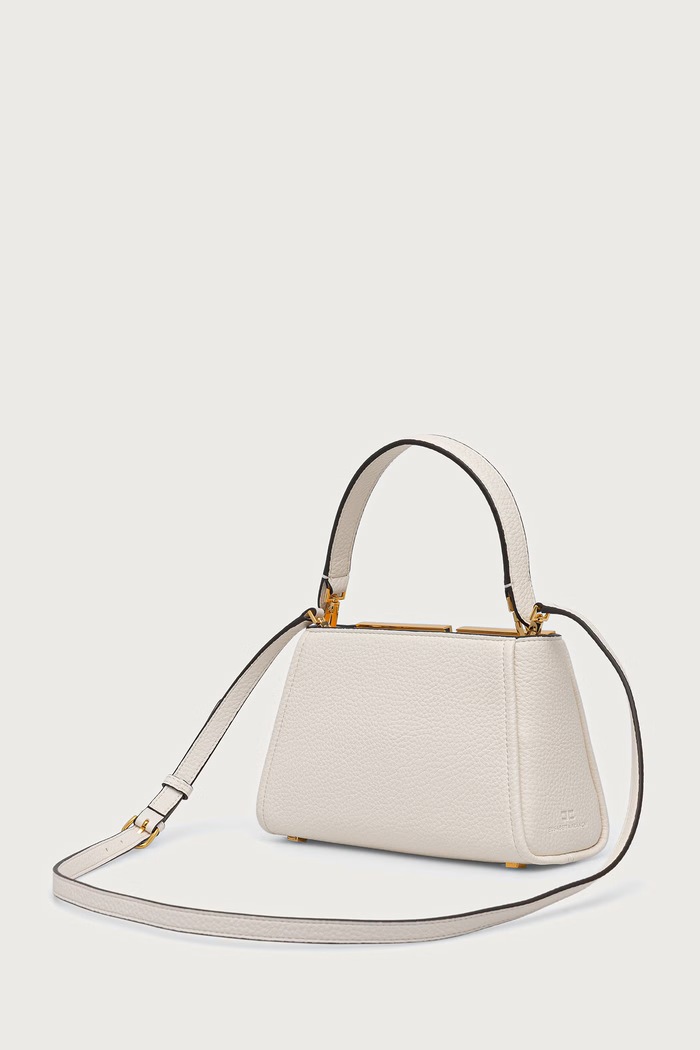 Akcesoria Elisabetta Franchi Torebka crossbody damska z imitacji skóry BS07A66E2 beżowy
