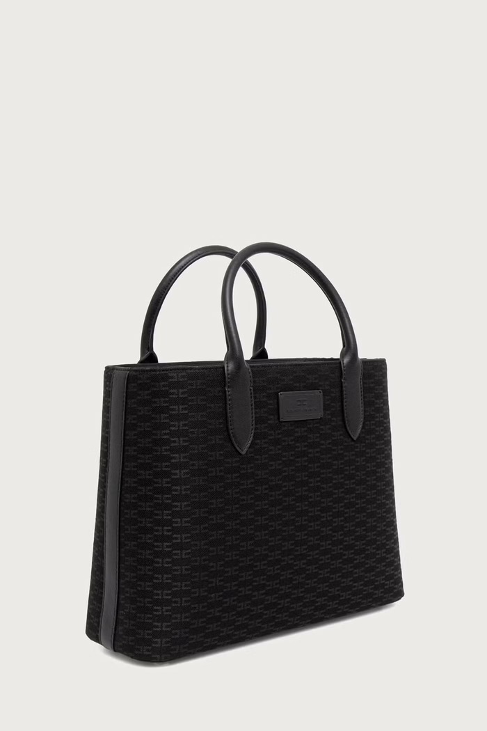 Elisabetta Franchi Torebka tote damska BS01A66E2 czarny AW26
