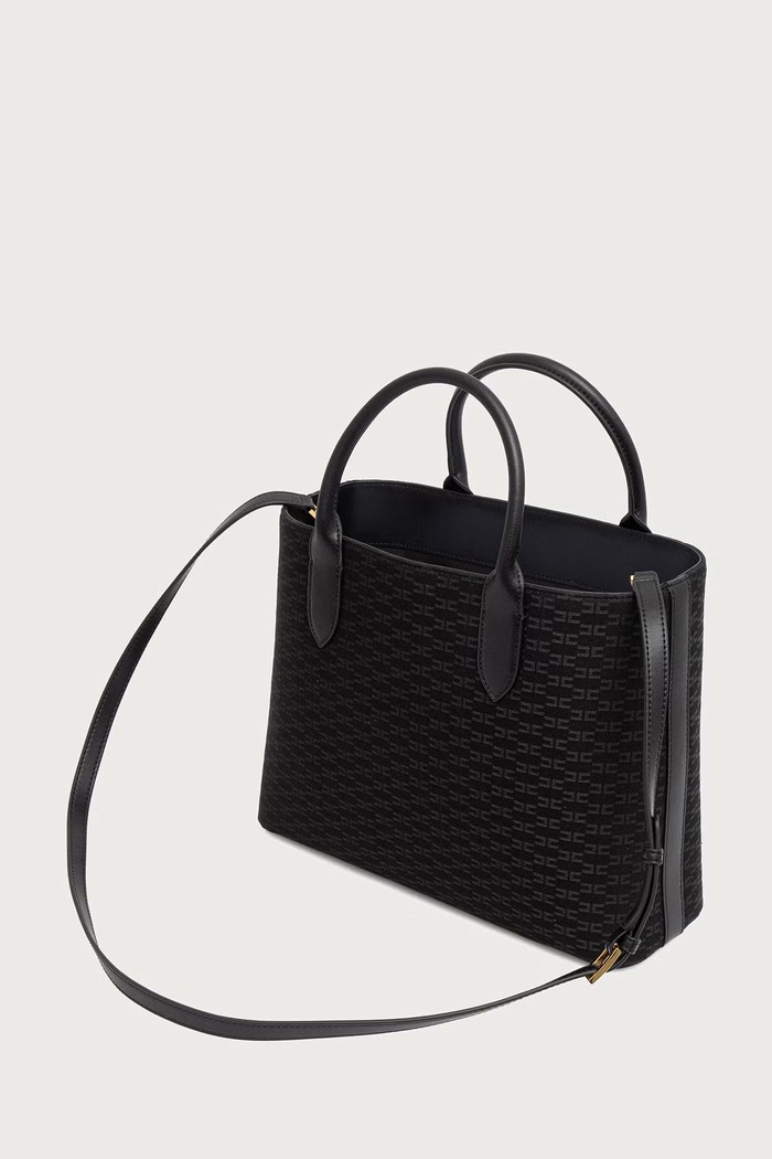 Akcesoria Elisabetta Franchi Torebka tote damska BS01A66E2 czarny