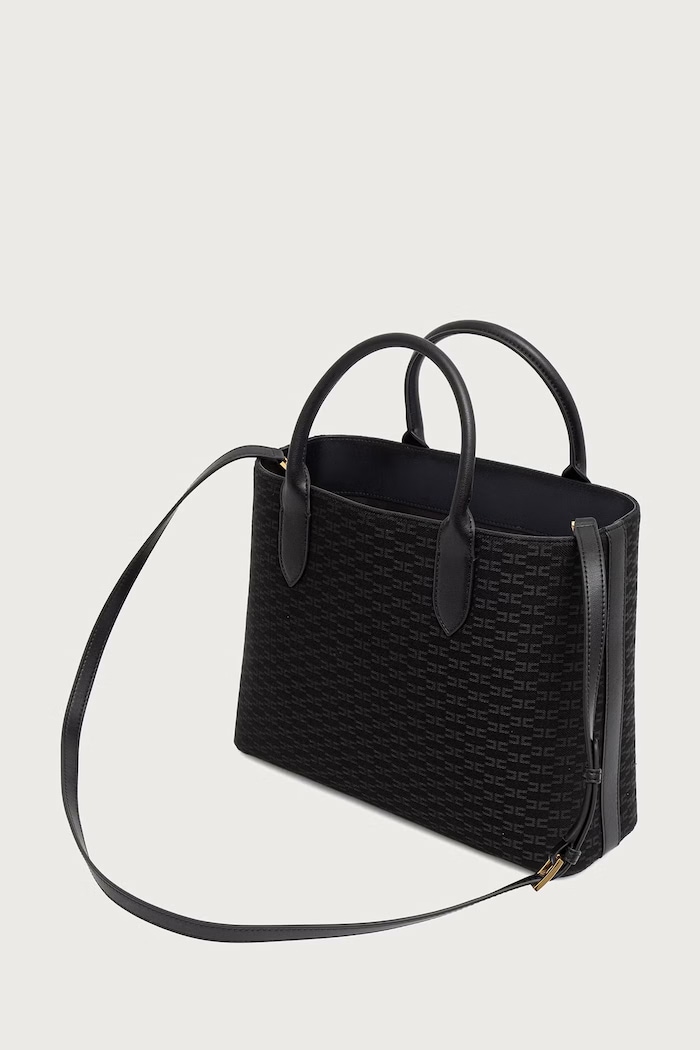 Akcesoria Elisabetta Franchi Torebka tote damska BS01A66E2 czarny