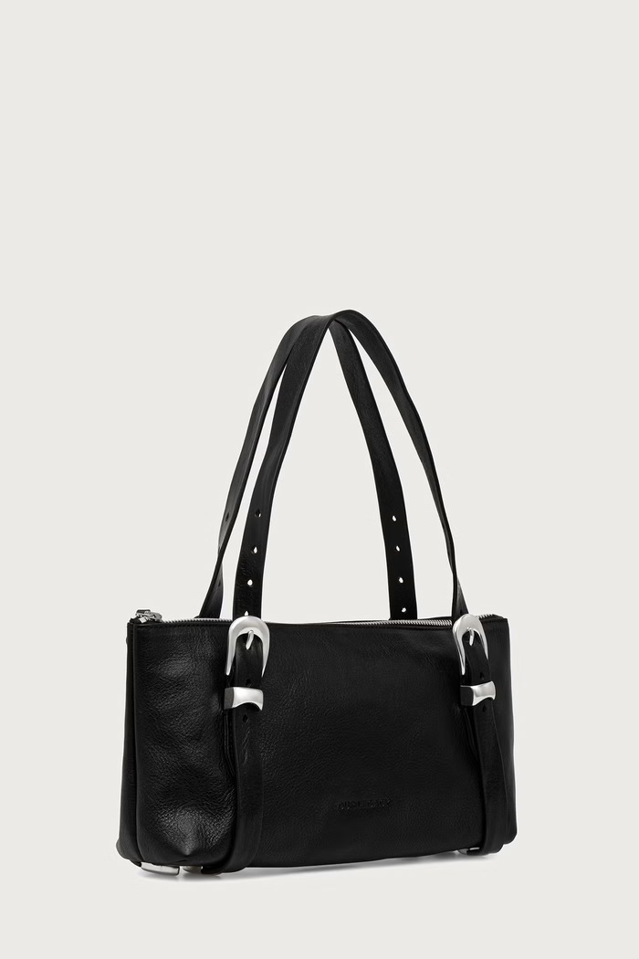 Our Legacy Torebka damska skórzana A42682ST czarny AW26