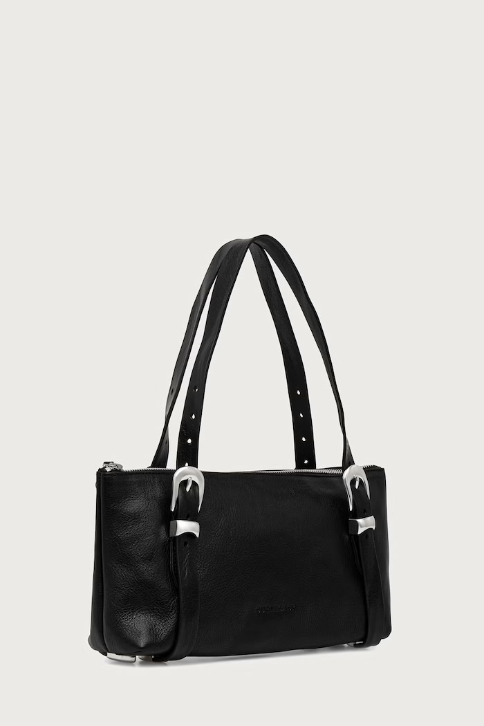 Our Legacy Torebka damska skórzana A42682ST czarny AW26