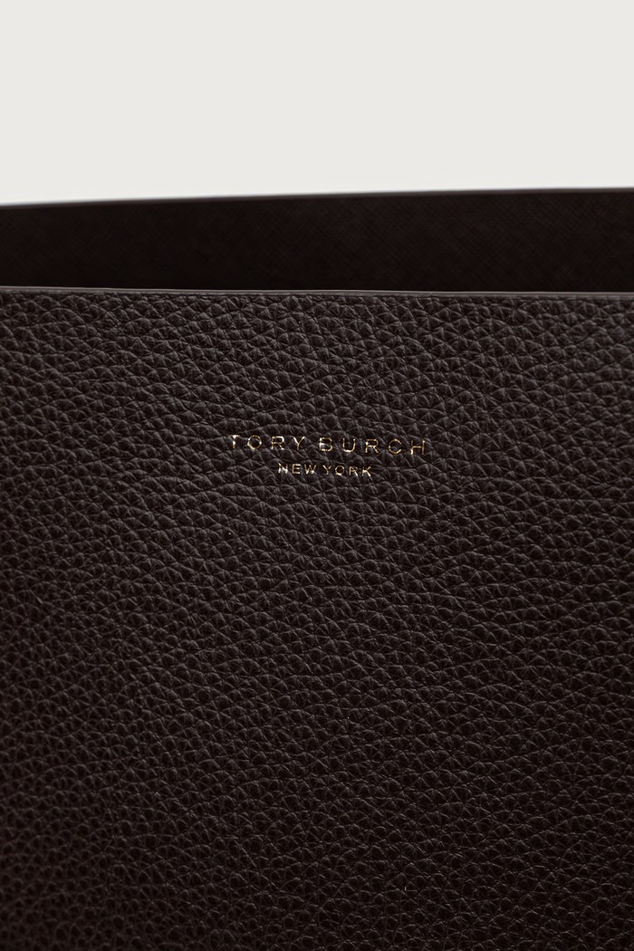 Torebka shopper damska skórzana Perry Tory Burch brązowy 169476