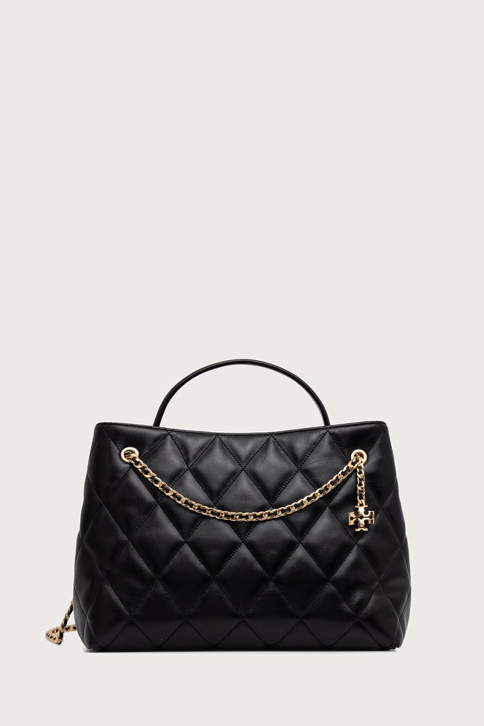 Tory Burch Torebka damska skórzana Fleming czarny 184265