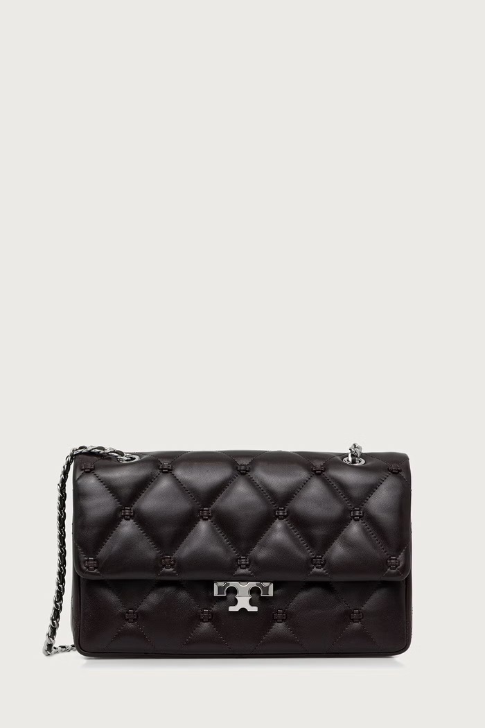 Tory Burch Torebka damska skórzana Bunny Knot brązowy 186192