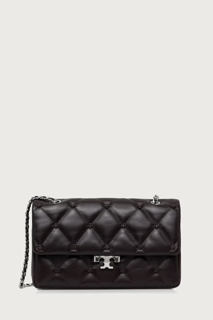 Tory Burch Torebka damska skórzana Bunny Knot brązowy 186192