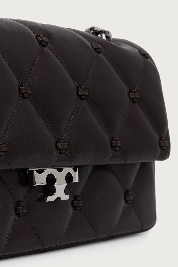 Torebka damska skórzana Bunny Knot Tory Burch 186192 brązowy