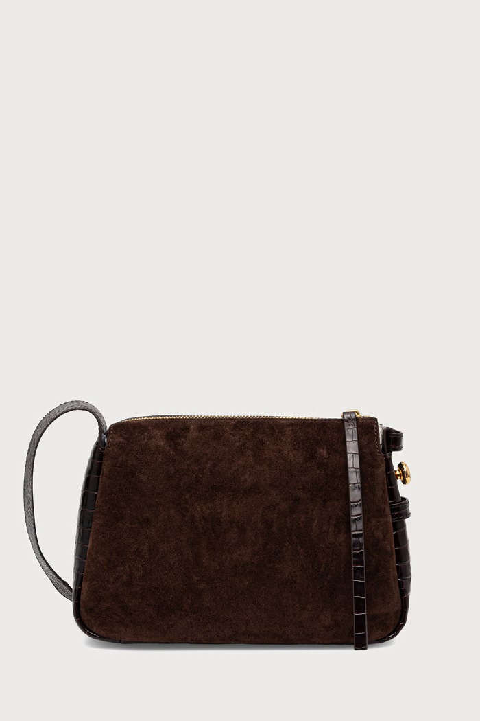Tory Burch torebka damska skórzana Romy Small brązowy 185819.