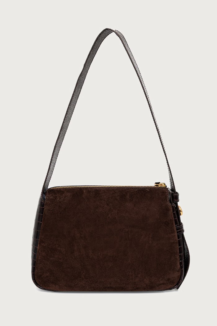 Tory Burch torebka damska skórzana Romy Small 185819. brązowy AW26