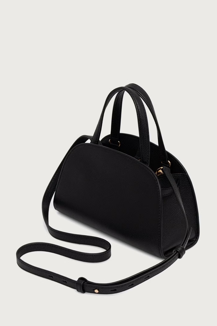 Akcesoria Tory Burch torebka crossbody damska skórzana Romy Small Bauletto 179989. czarny